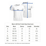 3D Graphic Prints Dazzling Pattern Design Men's T-Shirt Short Sleeve Tops