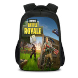 Black Game Fortnite Casual Backpack Nylon School Bags