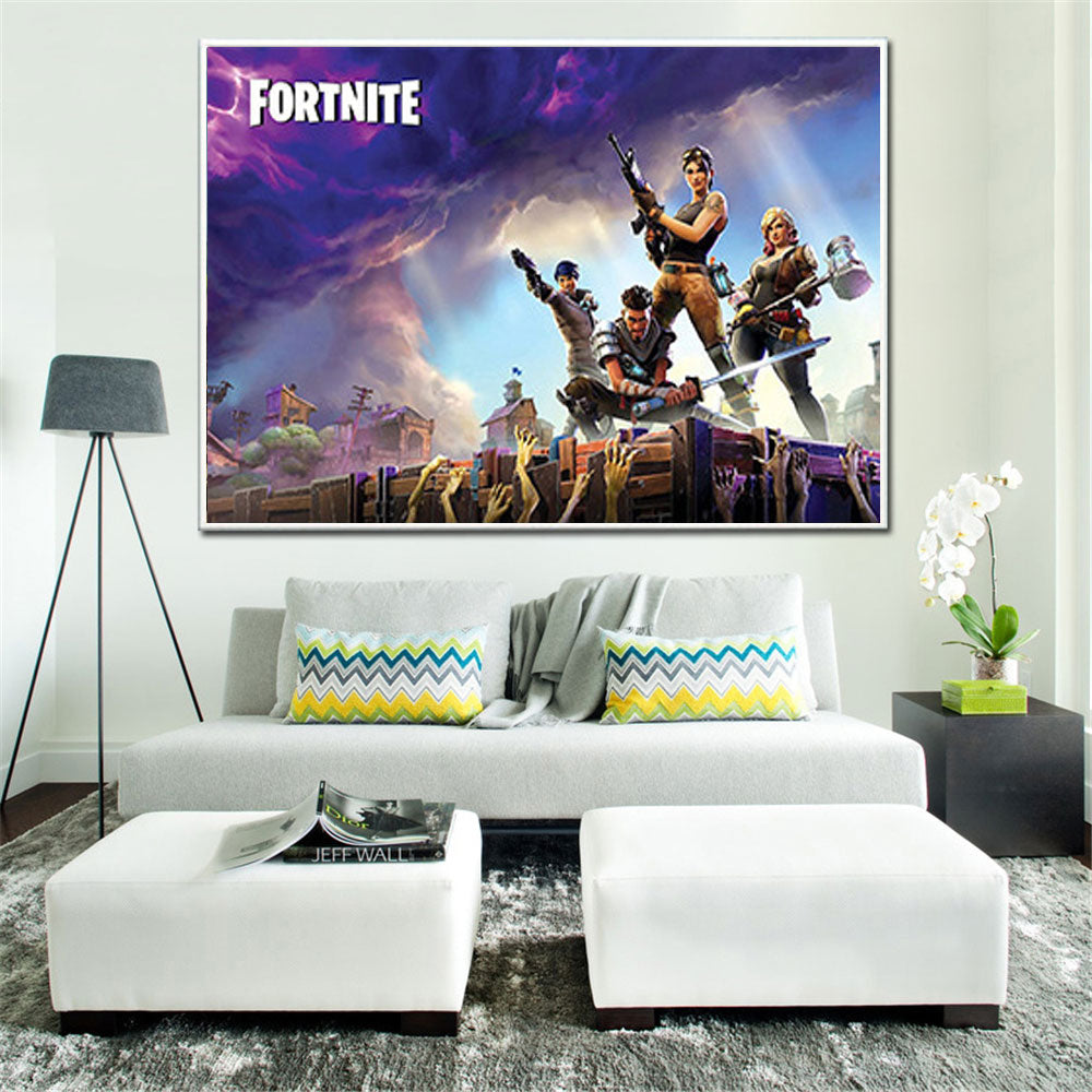 Fortnite Poster 2023 A2 Kids bedroom LARGE Pre-Printed Gaming