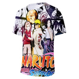 Fortnite Naruto 3D Print T-shirts Sports Summer Top Tees for Kids Teens Adults