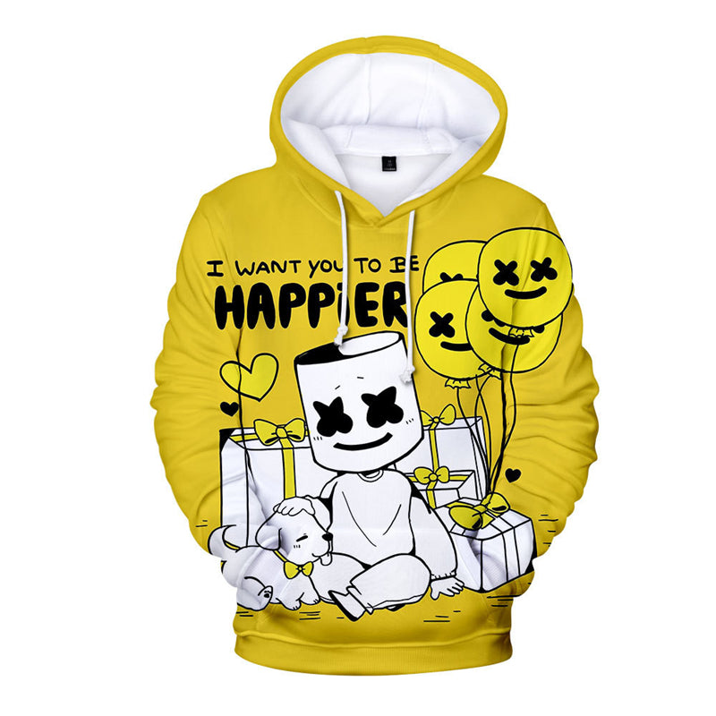 Marshmello yellow hoodie cheap