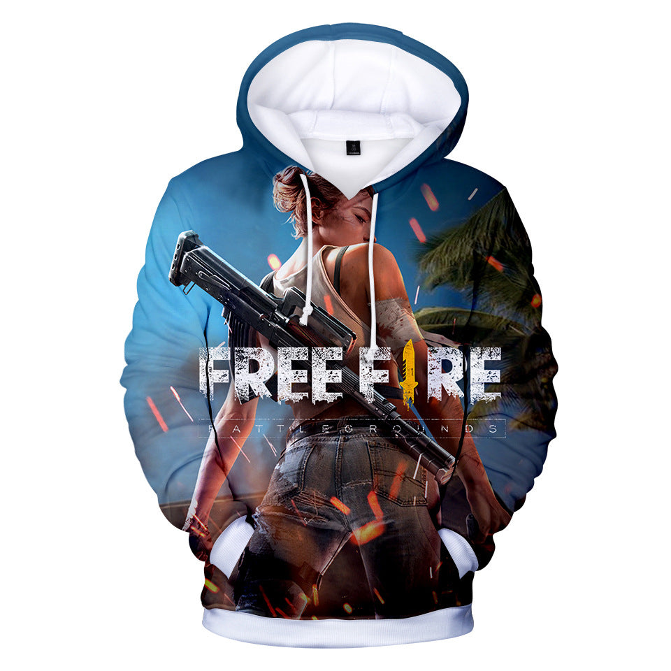 Hot Game Garena Free Fire Cosplay Hoodie Pullover Sweatshirts Unisex T Abox.nz