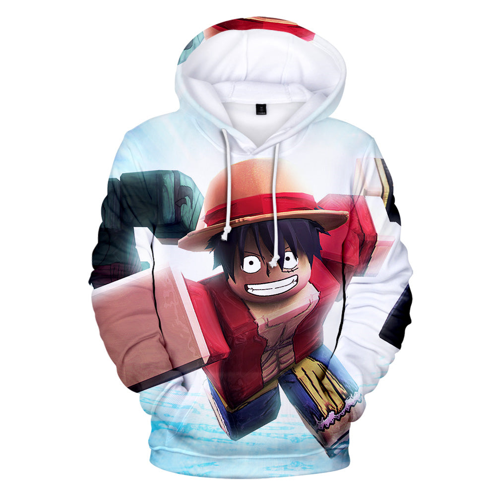 Hot Game Roblox One Piece Cosplay Jumper Casual Sports Hoodie Long Sle –  Abox.nz