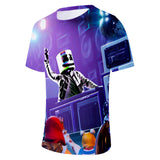 Game Fortnite DJ Marshmello Casual Sports T-Shirts Unisex for Adults & Kids