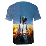 Hot Game PUBG Casual Sports Summer T-Shirts for Adult Kids