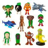Tung Tung Sahur Figures Funny Tralalero Tralala Desktop Decor Toys