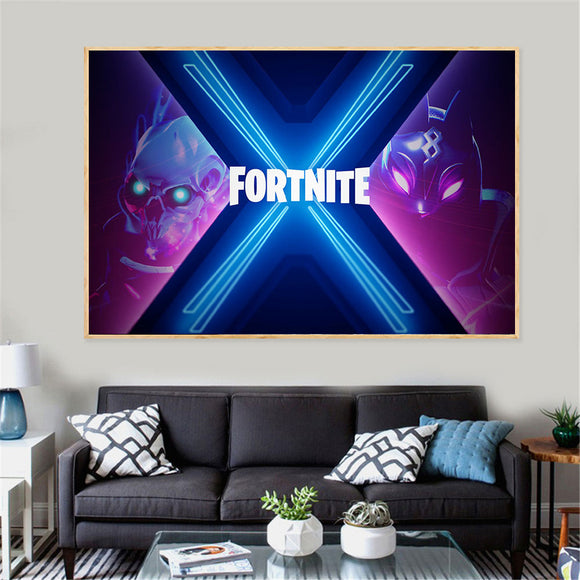 2019 Hot Game Fortnite Season X 10 Poster Canvas Print Painting Wall Art