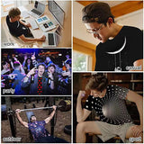 3D Graphic Prints Musical Note Design Men's T-Shirt Short Sleeve Tops