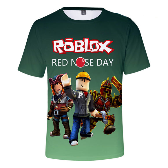 Roblox T-Shirts 3D Printed Casual Sports Summer Tee for Adult Kids