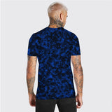 3D Graphic Prints Anchor Design Men's T-Shirt Short Sleeve Tops