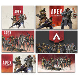 2pcs Apex Legends Game Poster on Oil Painting Canvas Giclee Wall Art