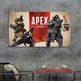 2pcs Apex Legends Game Poster on Oil Painting Canvas Giclee Wall Art