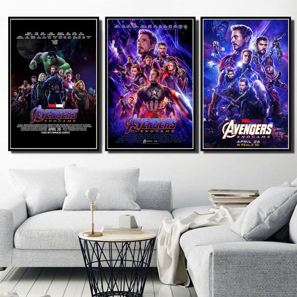 Avengers 4 ENDGAME 2019 Movie Poster Canvas Print Painting Wall Art