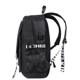Black Game Fortnite Printed Backpack School Bags with USB Port