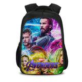 Black Movie The Avengers Casual Backpack Nylon School Bags