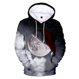 Christmas Casual Hoodies Sports Xmas 3D Graphic Streetwear Tracksuit Jumper for Kids Adults