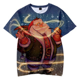 Christmas T-shirts Sports Xmas Gift Snowman 3D Graphic Summer Top Tees for Kids Adults