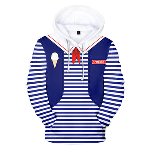 3D Graphic Sailor Suit Print Daily Hoodie Pullover Coat Jacket Sportswear for Kids Teen Adult