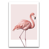 Flamingo Wall Art Prints Watercolor Canvas Poster