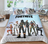 Fortnite Bedding Suit Quilt Cover Set - Soft and Fade Resistant