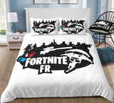 Fortnite Bedding Suit Quilt Cover Set - Soft and Fade Resistant