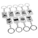 3pcs Game Fortnite Stainless Steel Dog Tag Pendant Keychain