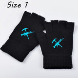 New Luminous Half-Finger Knitted Gloves for Men and Women