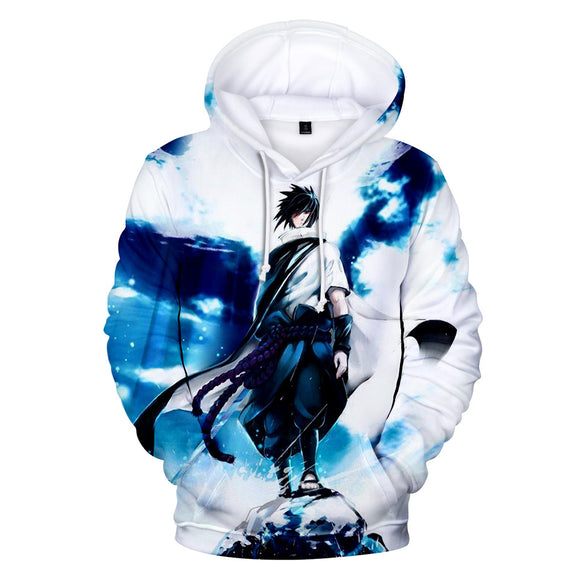 Fortnite Naruto Sasuke Uchiha Hoodies 3D Printed Casual Jumper for Kids Teen Adult