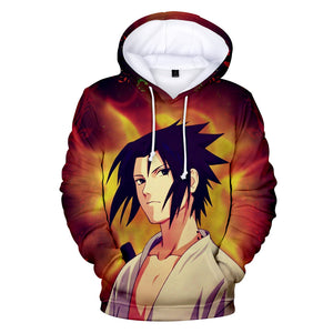 Fortnite Naruto Sasuke Uchiha Hoodies 3D Printed Casual Jumper for Kids Teen Adult