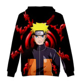 Fortnite Naruto Uzumaki Hoodies 3D Printed Casual Jumper for Kids Teen Adult