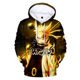 Fortnite Naruto Uzumaki Hoodies 3D Printed Casual Jumper for Kids Teen Adult