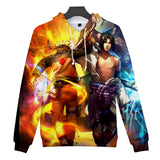 Fortnite Naruto Uzumaki Sasuke Uchiha Hoodies 3D Printed Casual Jumper