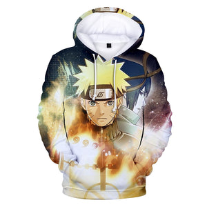 Fortnite Naruto Uzumaki Hoodies 3D Printed Casual Jumper for Kids Teen Adult