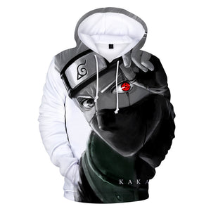 Fortnite Naruto Kakashi Hatake Hoodies 3D Printed Casual Jumper for Kids Teen Adult