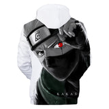 Fortnite Naruto Kakashi Hatake Hoodies 3D Printed Casual Jumper for Kids Teen Adult