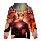 Fortnite Naruto Uzumaki Hoodies 3D Printed Casual Jumper for Kids Teen Adult