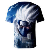 Fortnite Naruto Kakashi Hatake T-shirts Sports Summer Top Tees Xmas Birthday Gift
