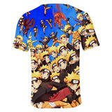 Fortnite Naruto Uzumaki T-shirts Sports Summer Top Tees Xmas Birthday Gift