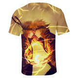 Fortnite Naruto Uzumaki T-shirts Sports Summer Top Tees Xmas Birthday Gift