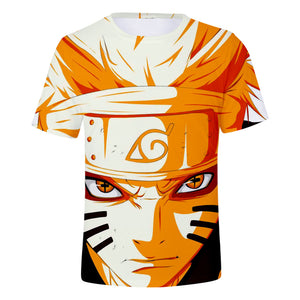 Fortnite Naruto Uzumaki T-shirts Sports Summer Top Tees Xmas Birthday Gift