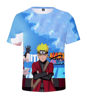 Fortnite Naruto Uzumaki T-shirts Sports Summer Top Tees Xmas Birthday Gift