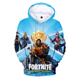 Fortnite Chapter 2 Hoodie 3D Drawstring Sweatshirt Pullover Cosplay Jumper