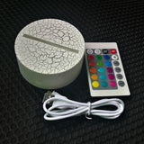 3D 7-Color changing Llama Lamp Remote Control