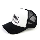 Unisex Adjustable Fortnite Pattern Sun Hat Vented Mesh Baseball Caps