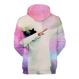 Fortnite DJ Marshmello Light Pink Long Sleeve Hoodie for Kids Youth Adult