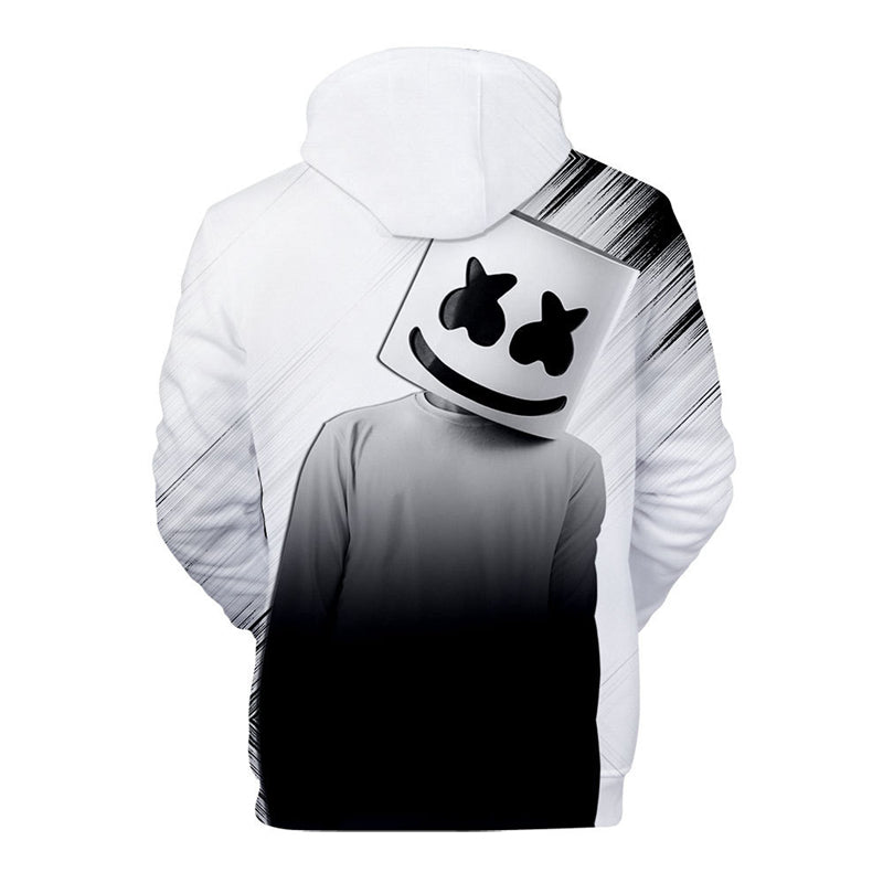Marshmello black and white hoodie shop