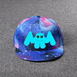 Fortnite Game Sun Hat DJ Mashmello Trend Blue Galaxy Baseball Cap