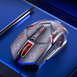 G5 6 Button 7 Color 3200DPI Mute Wired Mouse USB Computer Gaming Mouse