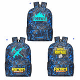 Thunder Lightning Game Fortnite Printed Backpack Canvas School Bags