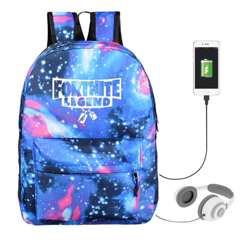 Fortnite backpack with usb port cheap